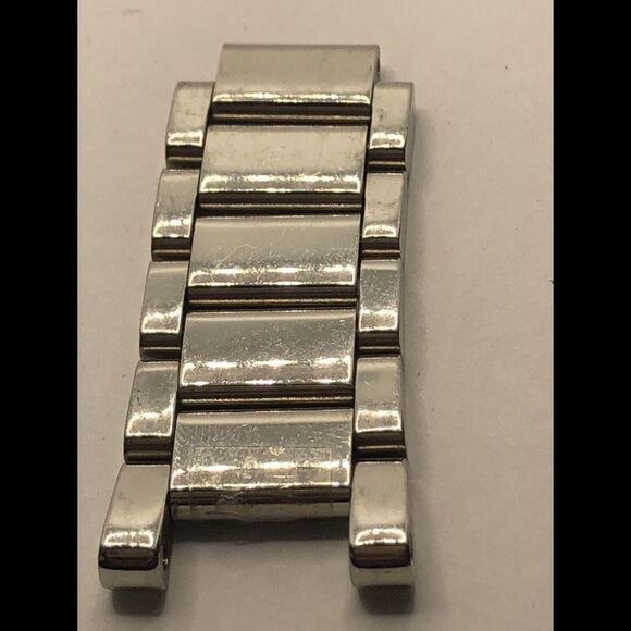 Michael Kors Watch Parts Partial Band Links No Clasp Silver Tone 18mm FK33 - Picture 4 of 9